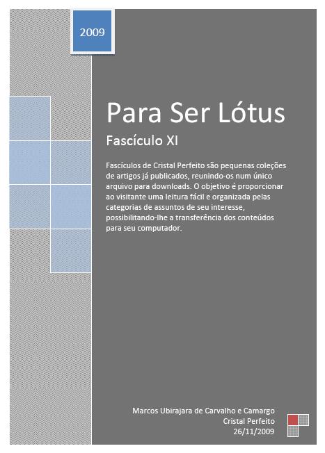 Para Ser Lótus - Fascículo XI